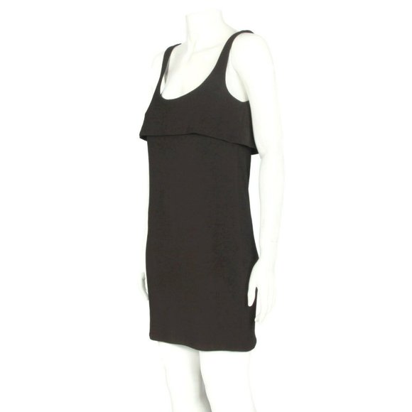 Vintage 1990s Stephen Sprouse Little Black Dress Flapper Deco size